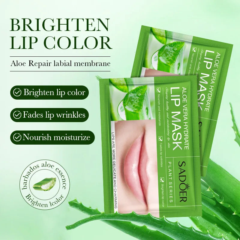 SADOER Fruit Collagen Lip Mask Patches – Hydrating 10 pcs