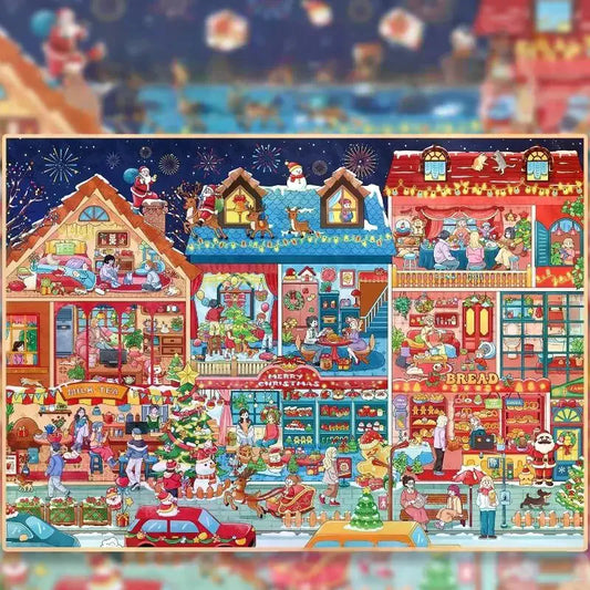 Kawaii Christmas 3D Miniature Scene Stickers – DIY Scrapbook Holiday Craft Stickers Oasis Select