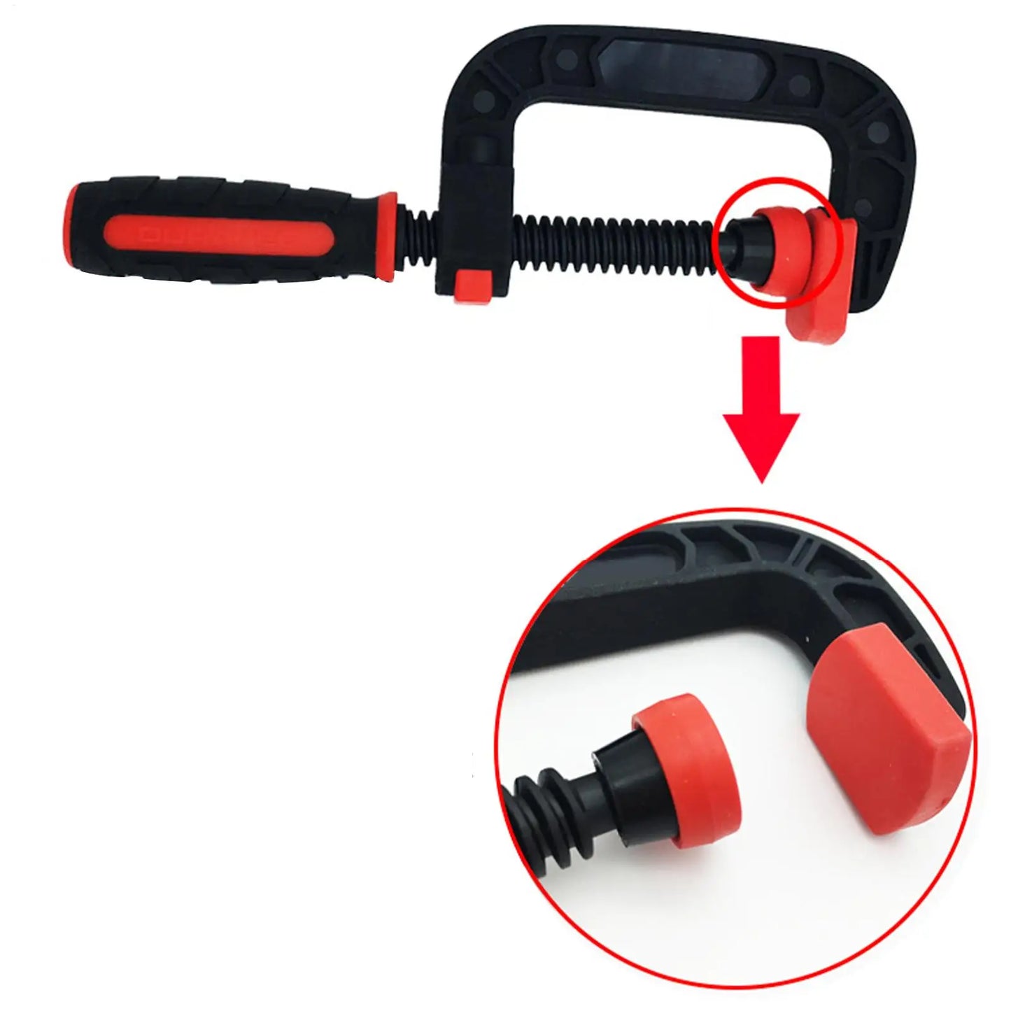 Heavy Duty C Clamps for Woodworking – Quick-Release Spring G Clips