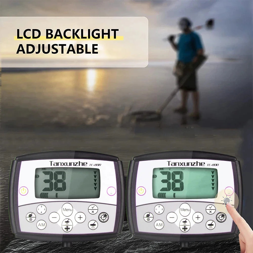TC-800 Metal Detector Professional High sensitivity Gold Detector Treasure With Single frequency technology Peaceful Pleasures Health and Wellness