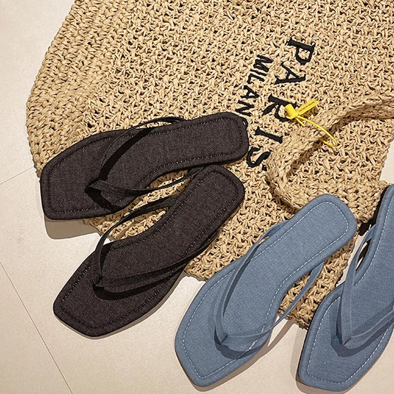 Women's Lightweight Flip-Flops – Casual Beach Summer Slippers