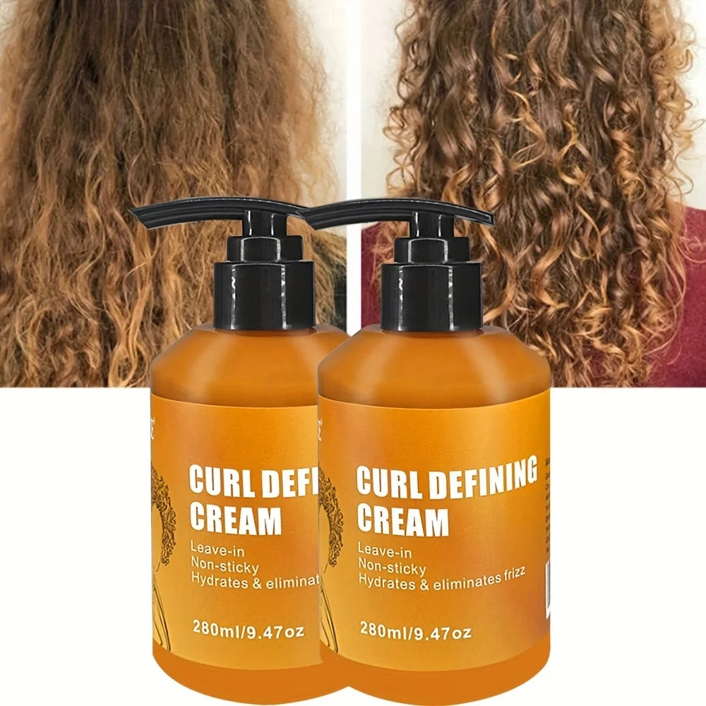 GZE Curl Defining Cream 2-Pack | Coconut, Sulfate-Free Curl Defining Cream Peaceful Pleasures Health and Wellness