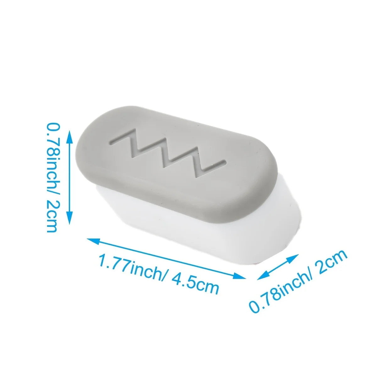 Toilet Seat Bumper Heighten Ring Reduce Gap Silicone Gasket Anti