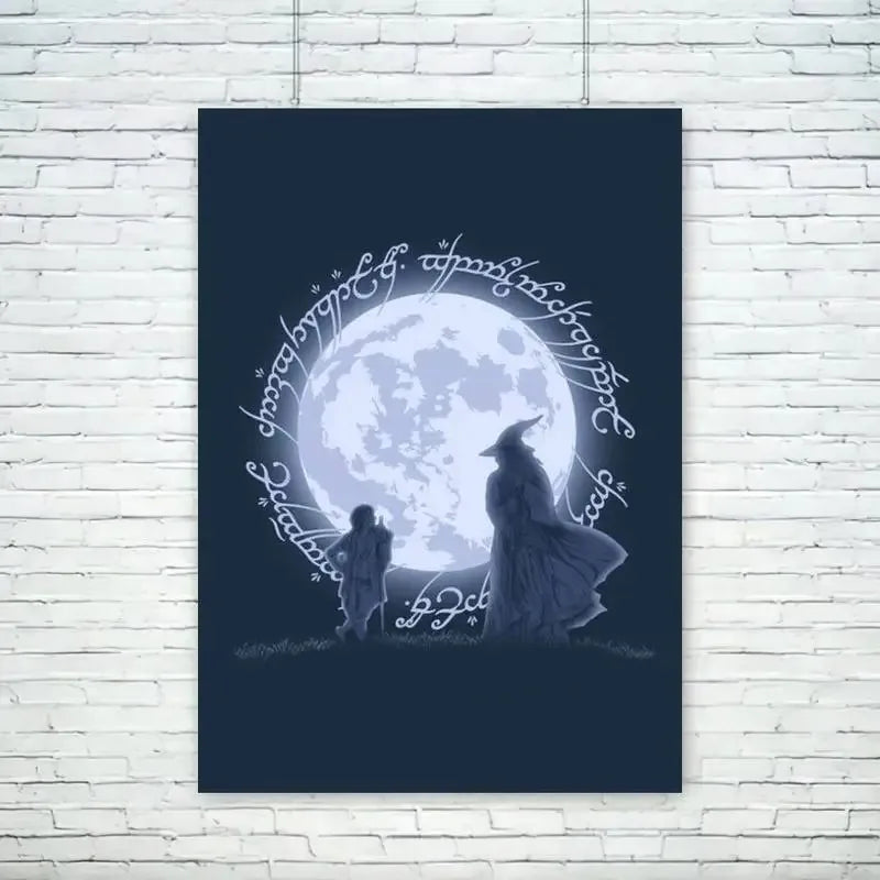 T-The L-Lords of The R-Rings Posters and Prints Modern Living Room Wall Art Canvas Painting Autumn Decorative SmallWall Painting Peaceful Pleasures Health and Wellness 40X60CM A4