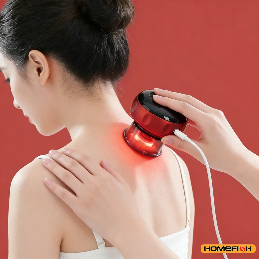 Plug-in heating cupping massage device – Back, Neck & Arm Scraping & Cupping Device Peaceful Pleasures Health and Wellness