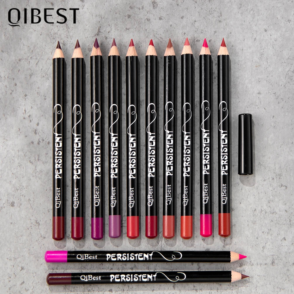 12pcs Lipliner Pencil Sets Lasting Waterproof Lip Liner Pens Cosmetic Professional Multi-functional Makeup Colorful Lipliner Set Peaceful Pleasures Health and Wellness Lip Pencil Sets