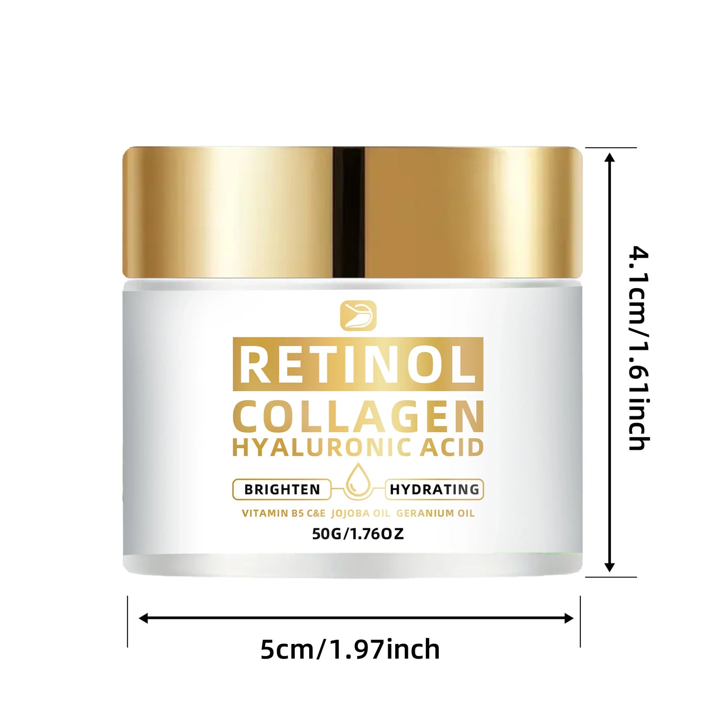 Ottilavie Retinol Collagen Hyaluronic Acid Cream 1.76oz