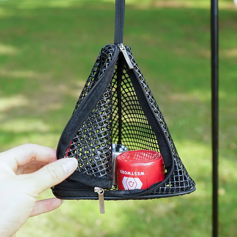 Camping Hanging Mesh Net Bag | Foldable Food Drying Organizer Camping Food Storage Peaceful Pleasures Health and Wellness