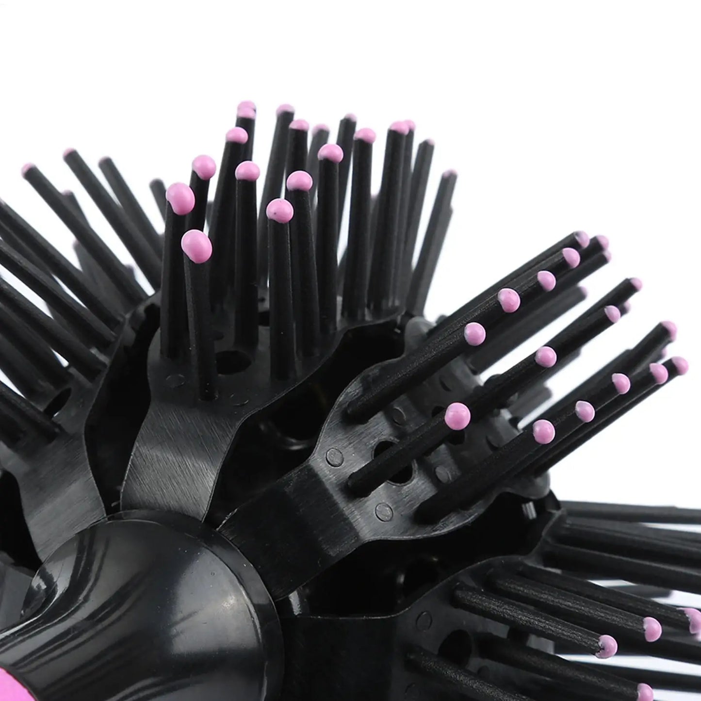 3D Round Hair Brushes Comb Round Styling Hair Brush Detangling Hairbrush Salon Spherical Ball Brush for Thick Curly Hair Peaceful Pleasures Health and Wellness