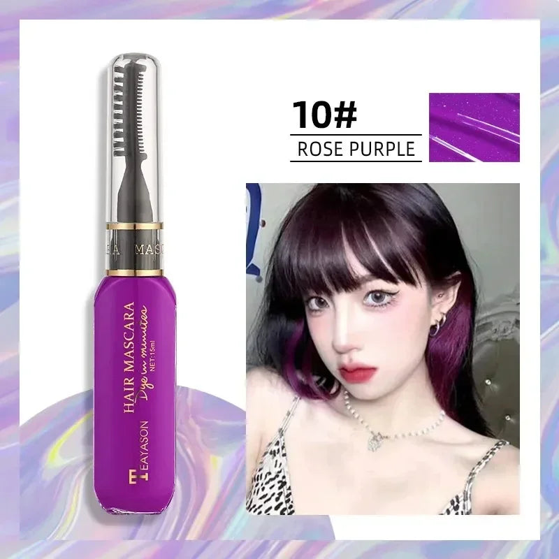 Temporary Hair Color Wax Chalk – Washable DIY Dye, Non-Toxic