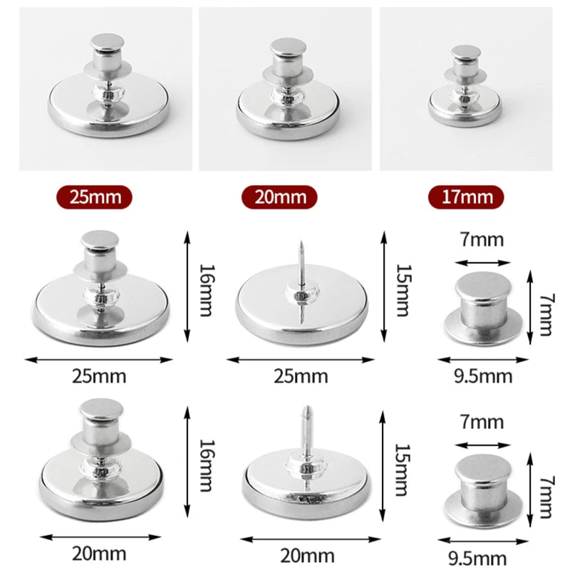 Metal Magnetic Curtain Closure Clips | Aluminum Alloy Buckle