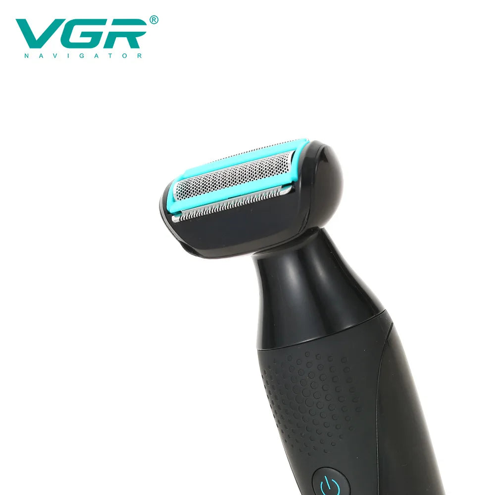 VGR 601 New Retro MEN'S Multi-functional 2-in-1 Shaver IPX4 Wash Nose Hair Shaver Peaceful Pleasures Health and Wellness