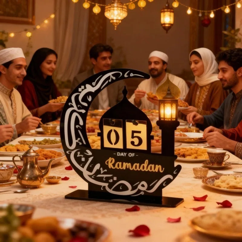2026 DIY Eid Acrylic Countdown Calendar | Ramadan Decor