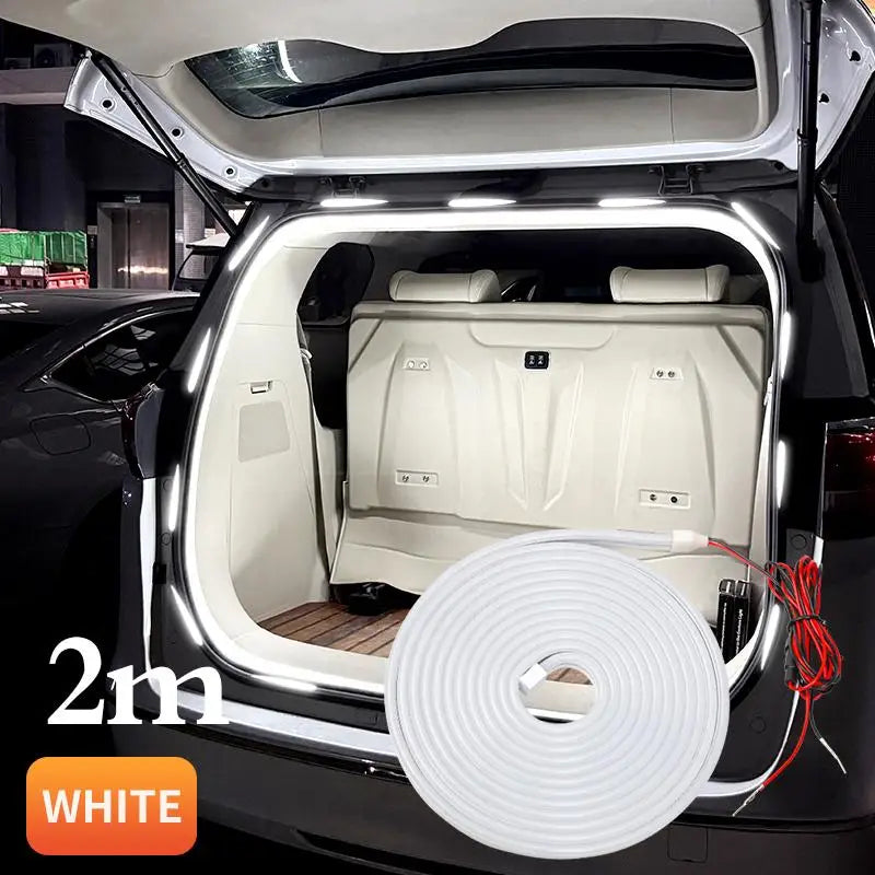 Car Trunk LED Light Strip | Dynamic Flow, Auto On/Off, 2m/4m