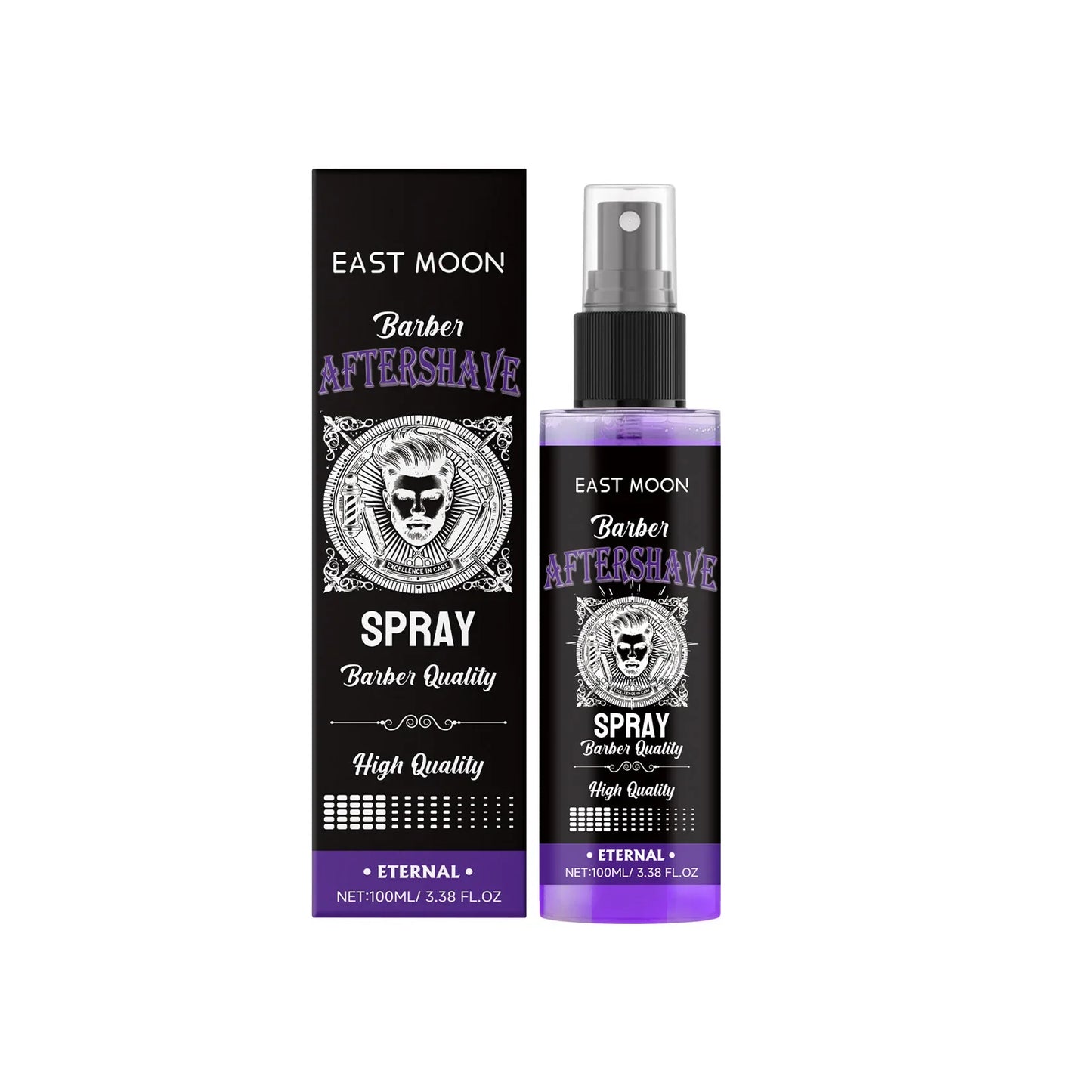 East Moon Aftershave Spray & Beard Serum 100ml | Men's Grooming