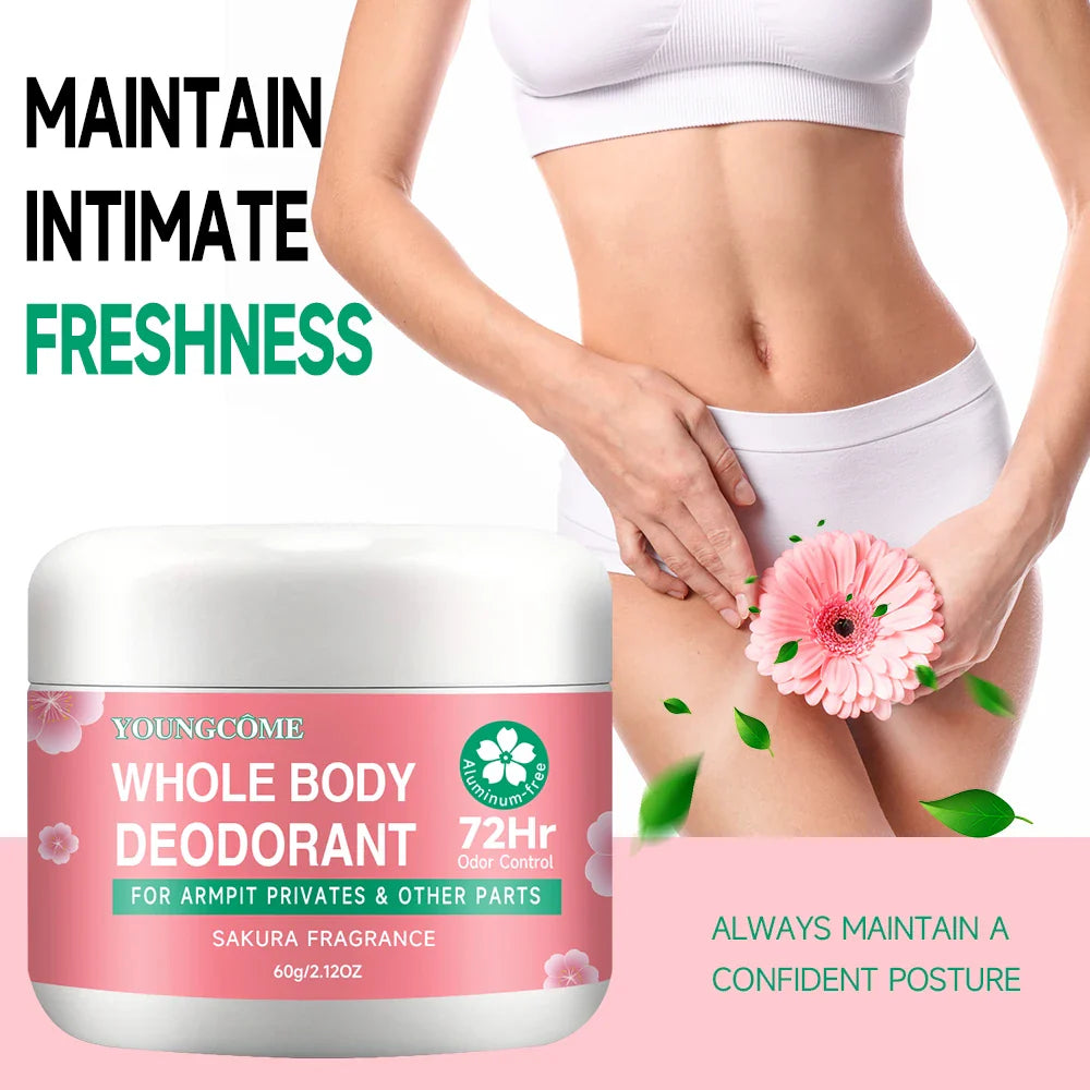 YOUNGCOME Aluminum-Free Body Deodorant Stick – 72H Freshness