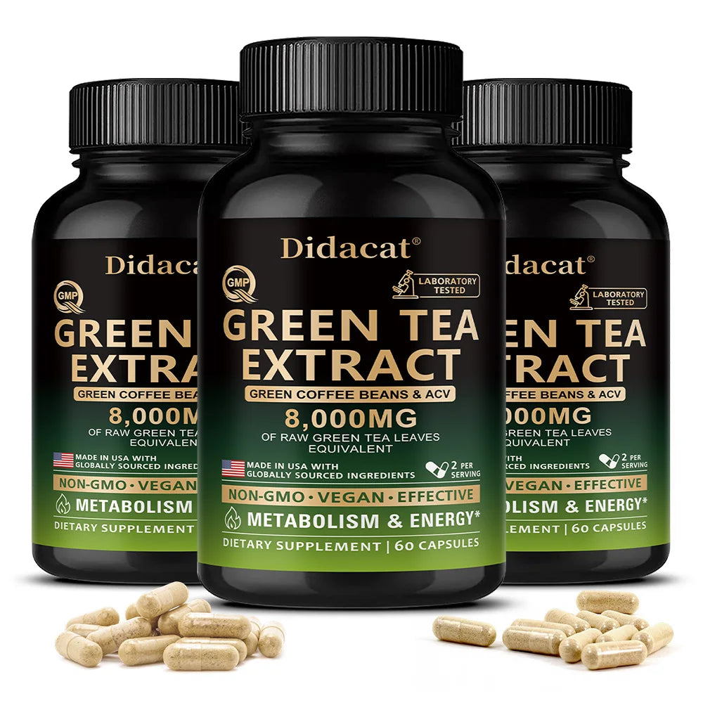 VITALXTRA Green Tea Extract Capsules | Energy & Metabolism