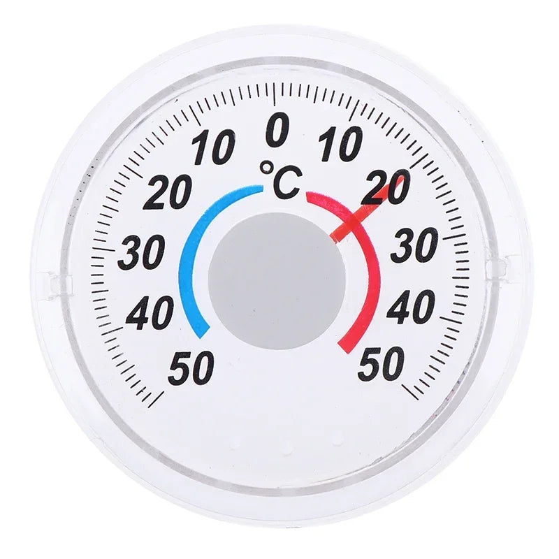 Indoor Outdoor Window Dial Thermometer | -50°C to 50°C Gauge Window Dial Thermometer Peaceful Pleasures Health and Wellness