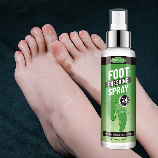 ENVISHA Foot Care Refreshing Spray – Odor Control & Moisture Relief 100ml Foot Care Peaceful Pleasures Health and Wellness