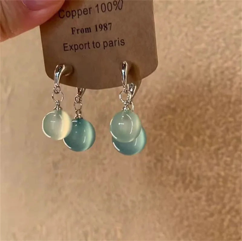 New Fashion Versatile Minimalist Water Drop Pearl Earrings Exquisite Light Luxury Versatile Studs Elegant High Grade Ear Jewelry Peaceful Pleasures Health and Wellness