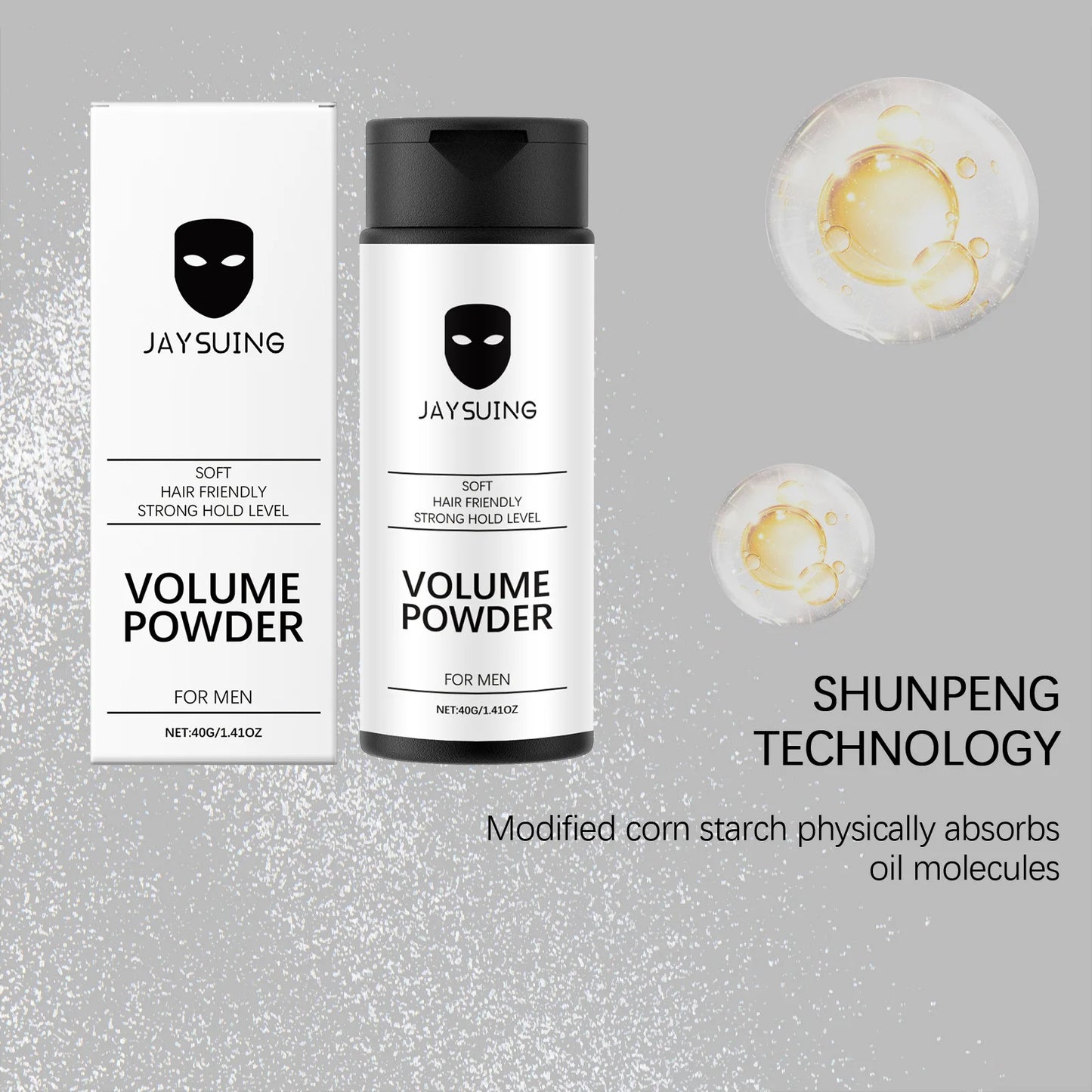 Jaysuing Hair Styling Powder – Volume & Oil Control 40g
