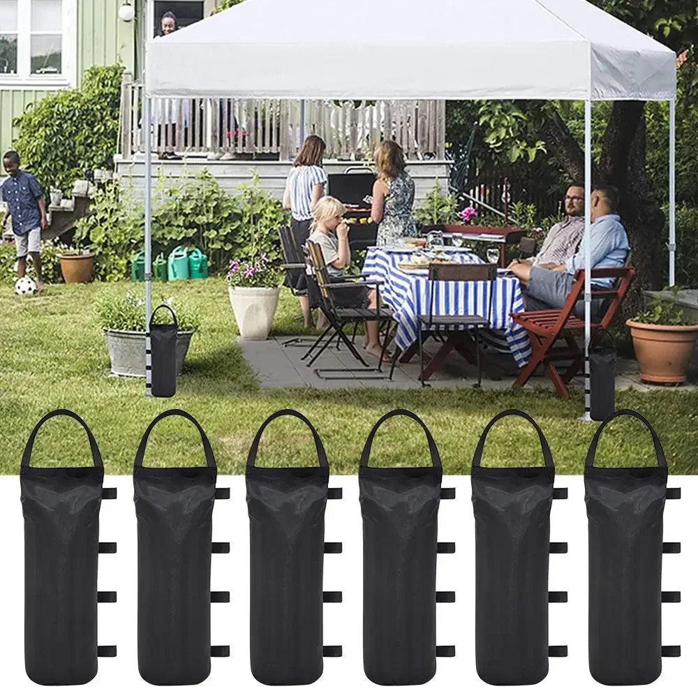 4-Pack Tent Sandbags 600D Oxford Waterproof Gazebo Weight Bags Tent Sandbag Weights Peaceful Pleasures Health and Wellness