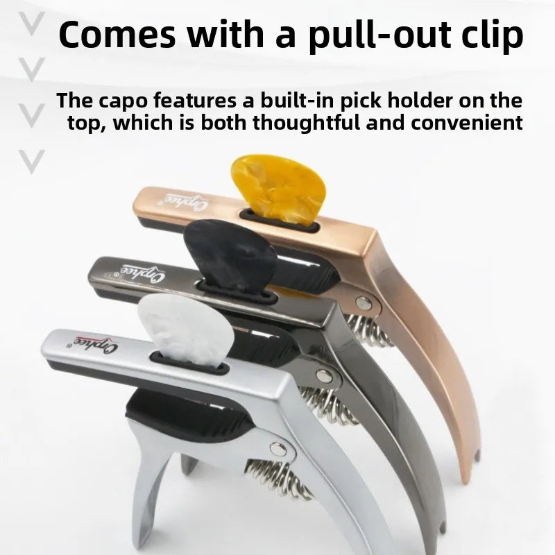 Orphee O'luffy Capo Folk Acoustic Guitar Sub Electric 3-in-1