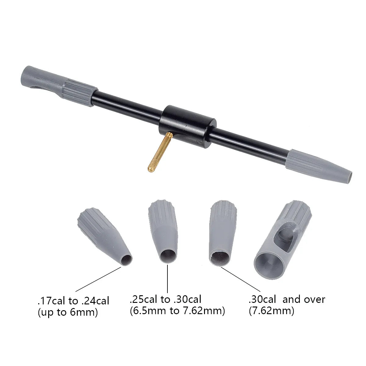 Tactical Gun Bore Guide & CLP Oil Kit. Universal .17 .22 .30 Cal Rifle Cleaning Maintenance. AR15 Hunting Bore Protector Set Peaceful Pleasures Health and Wellness