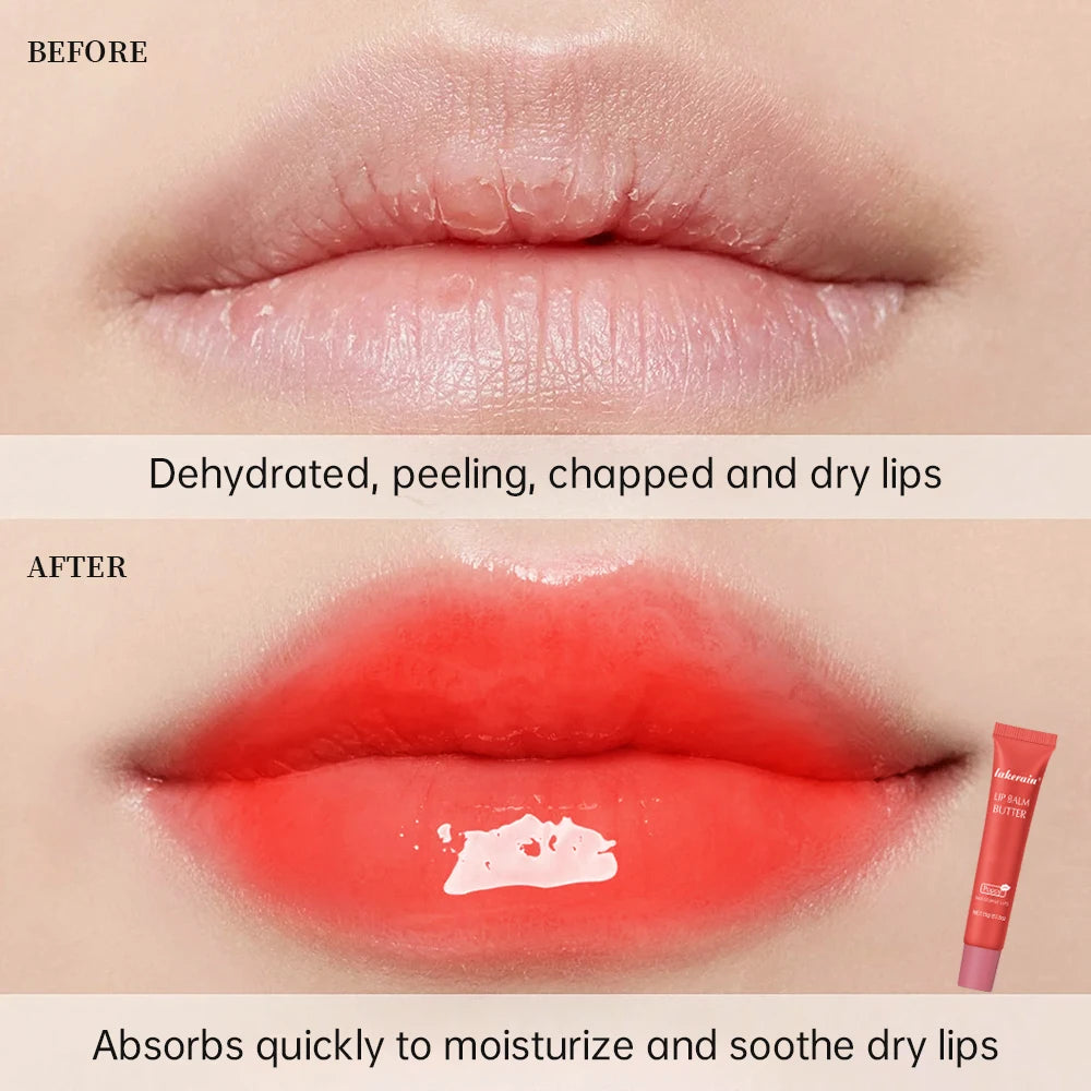Lakerain Hose Butter Lip Balm Moisturizing Long Lasting Nourishment Daily Care Vanilla Flavour Lip Balm Smoothing Lip Makeup Peaceful Pleasures Health and Wellness