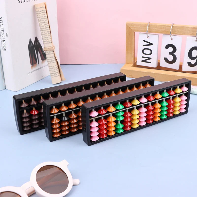 13-Column Abacus Soroban – Portable Kids Math Learning Tool