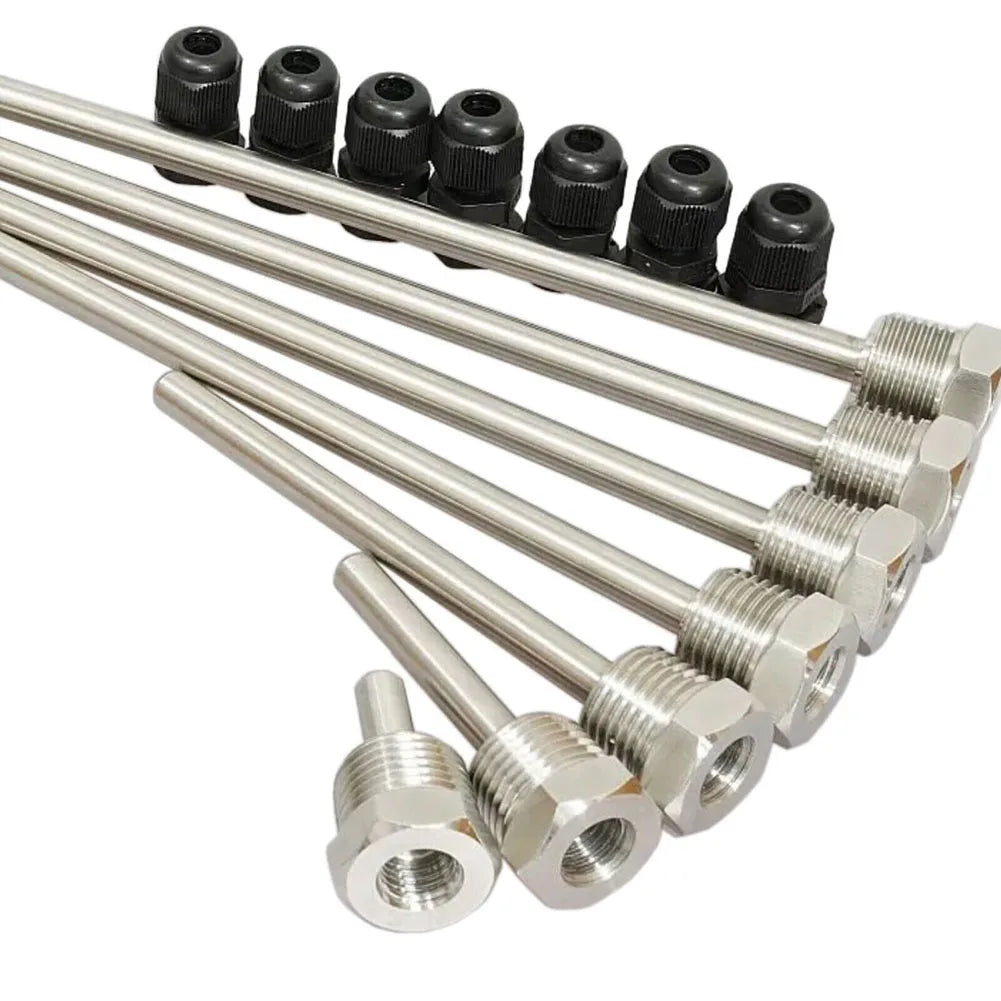 Temperature Sensor Housing 1 2 Teeth Blind Tube Stainless Steel Probe