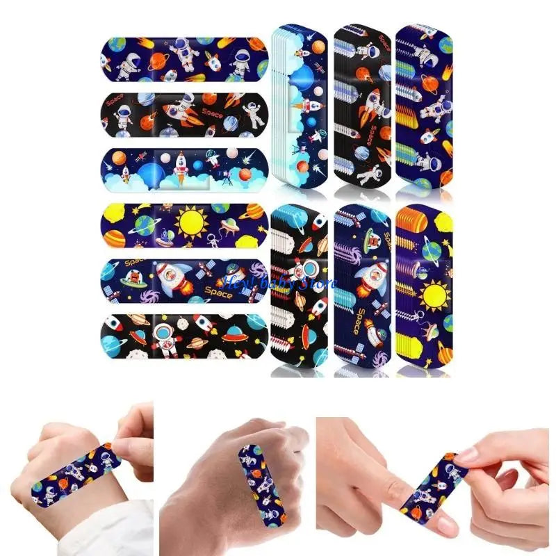 Kids Cartoon Bandages – Waterproof Adhesive Plasters, 50pcs
