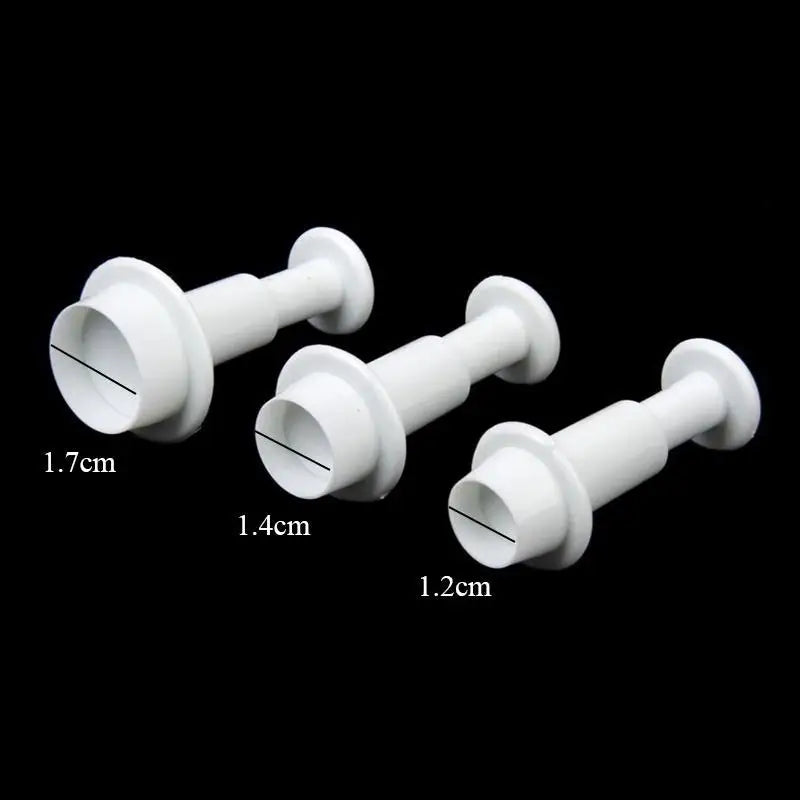 Circular Press Cookie Molds Kitchen Baking Geometric Cake Decoration