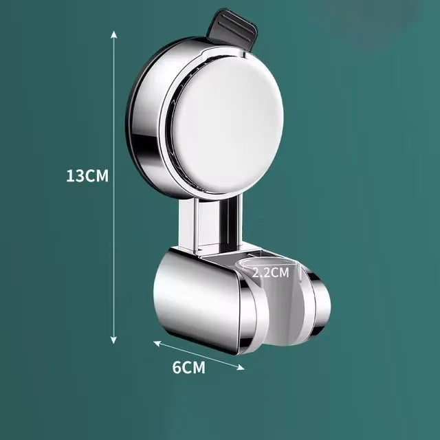 Suction Cup Shower Head Holder | No-Drill Wall Mount Bracket