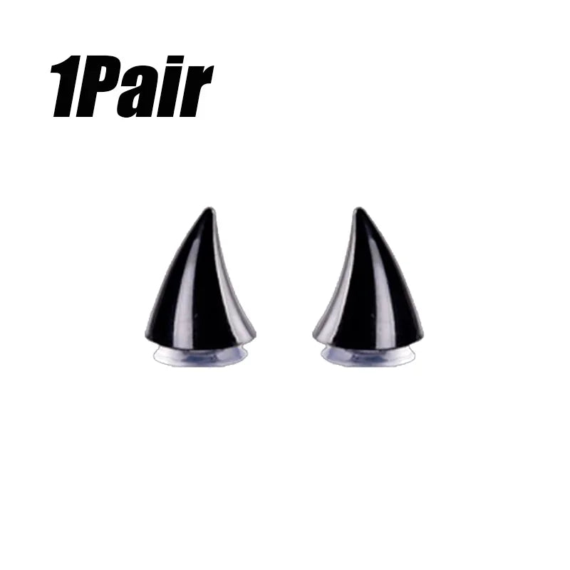 Devil Horn Helmet Suction Cup Decoration – Bull Horns