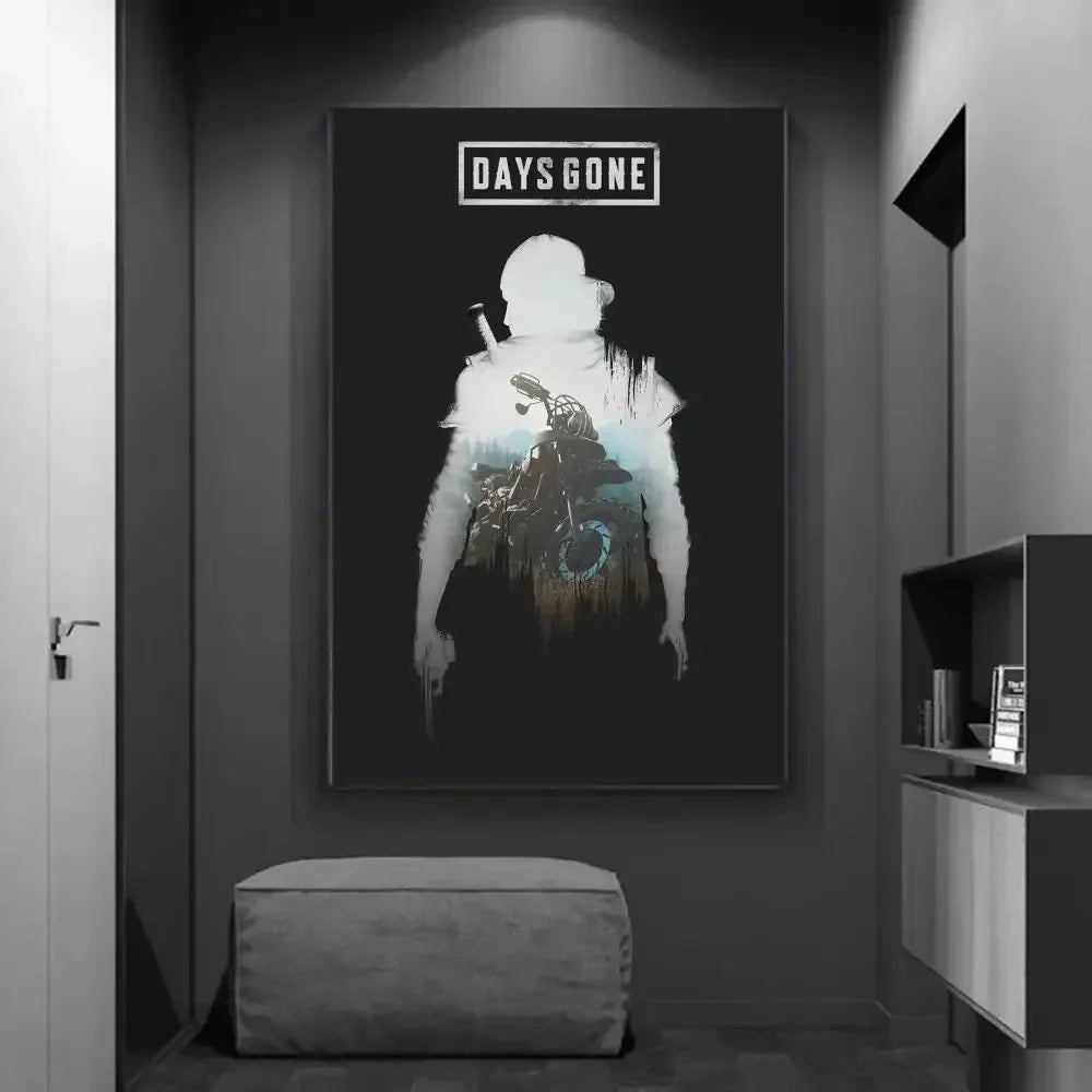 Days Gone Canvas Painting Prints & Posters HD Quality Wall Art for Study Living Room Bedroom Home Decor Peaceful Pleasures Health and Wellness 1 20x30cm Unframed