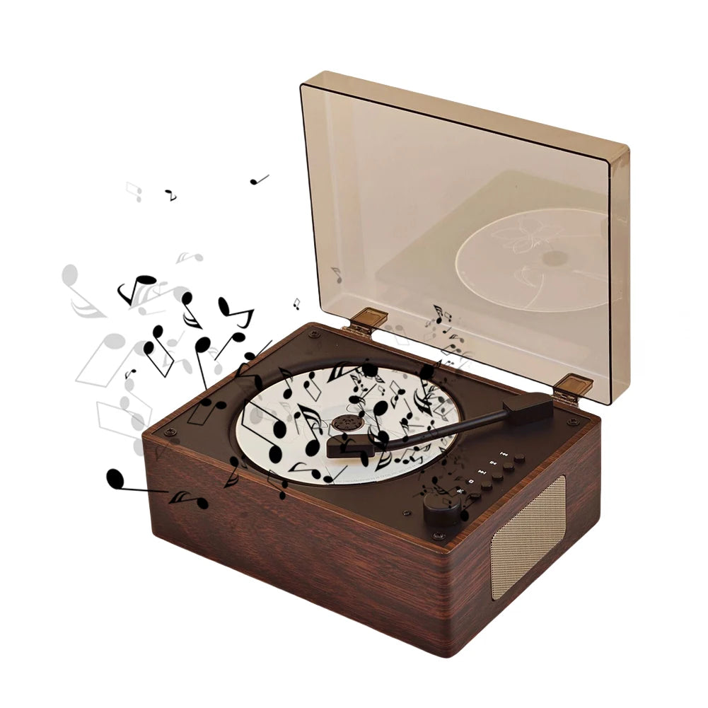 VODOOL Retro Portable CD Player | Bluetooth 5.0, USB & AUX