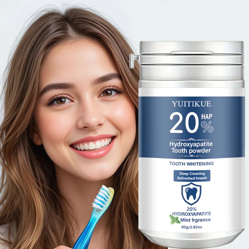 Hydroxyapatite Tooth Powder – Mint Whitening & Deep Cleansing Whitening Tooth Powder Peaceful Pleasures Health and Wellness