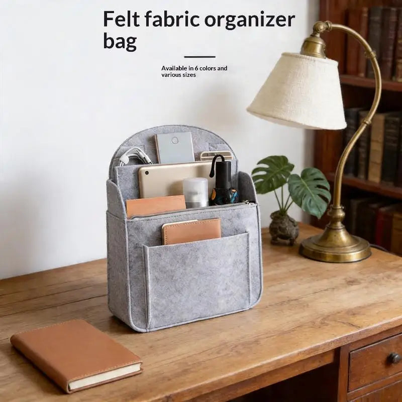 Felt Bag Insert Organizer – Multi-Pocket Travel Divider