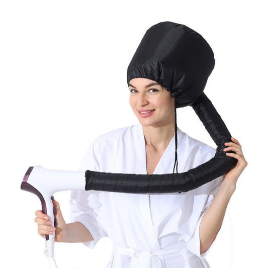 Heated Hood Hair Steamer Cap – Adjustable SPA Dryer Cap Hair Steamer Cap Peaceful Pleasures Health and Wellness black