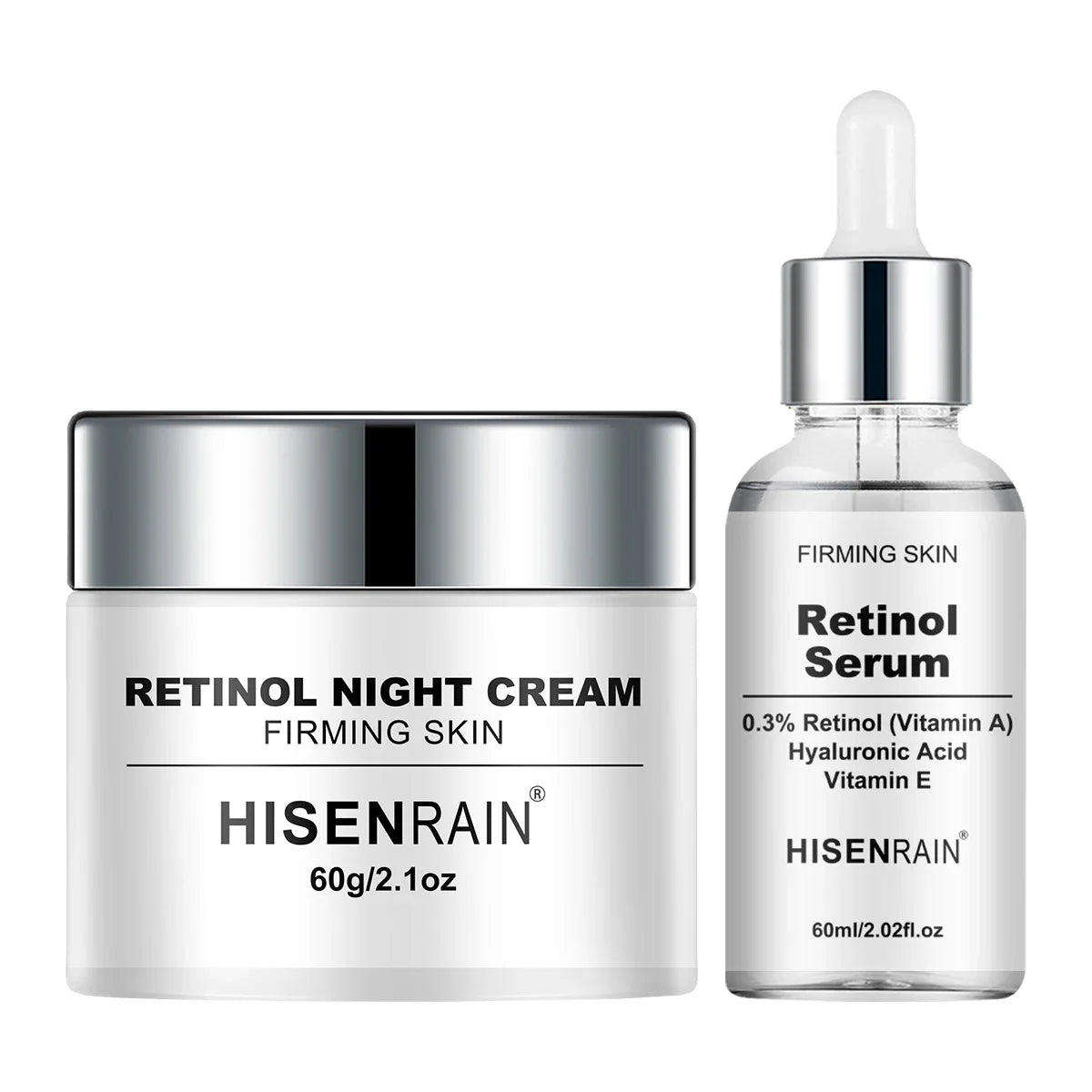 SUYARUN Retinol Gel Cream & Serum Set – Anti-Aging Brightening