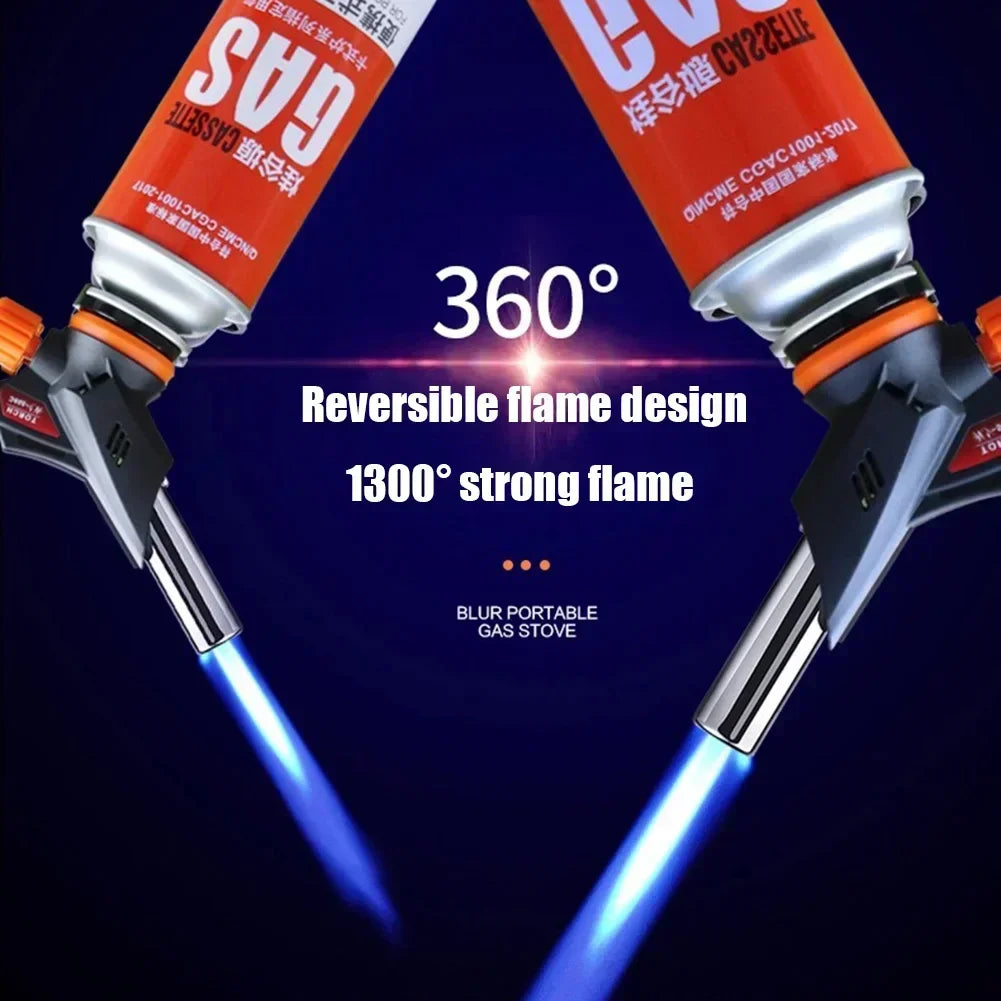 Butane Torch Lighter Auto-Ignition Flame Gun – BBQ & Camping