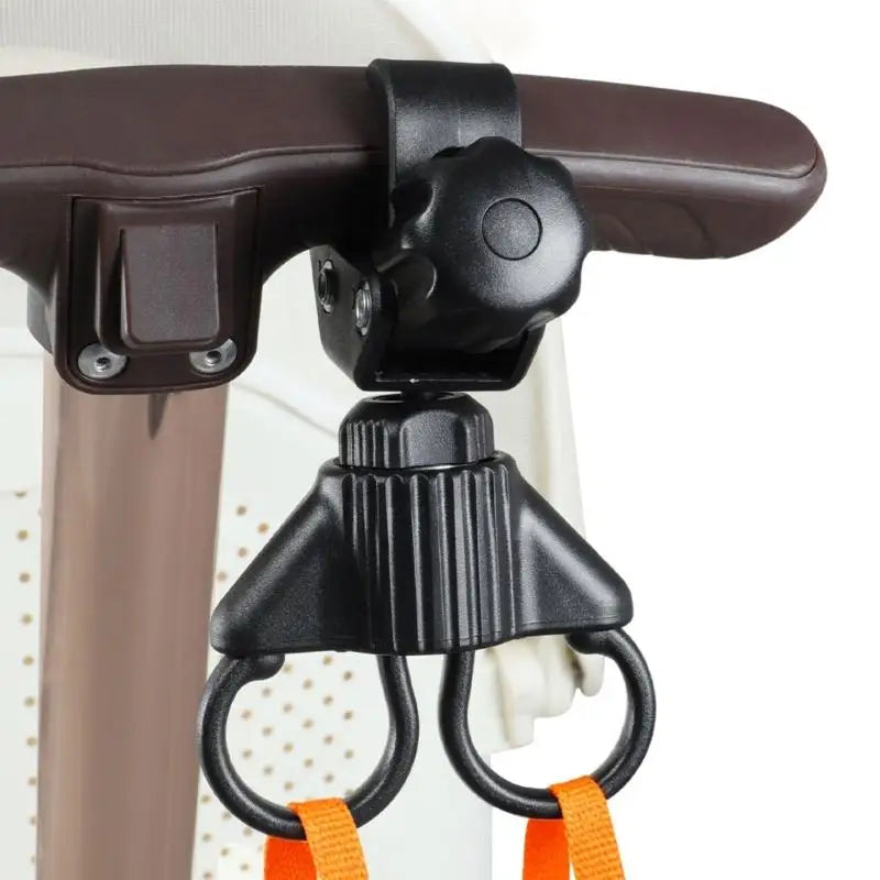 Heavy Duty Stroller Hook 360° Rotating – Easy Clip-On, No Tools