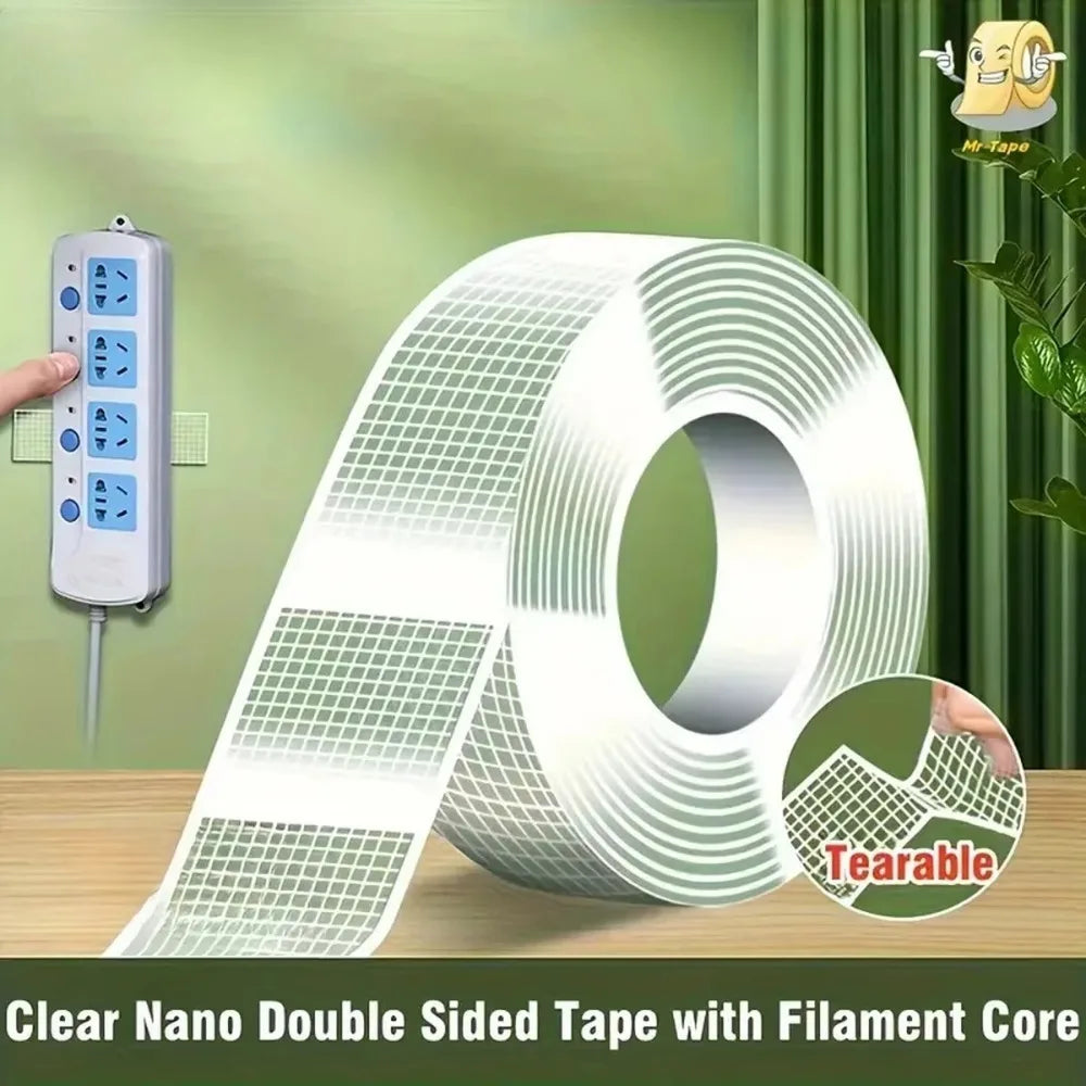 Clear Double-sided Nano Tape Ultra-strong Adhesive Waterproof Extra