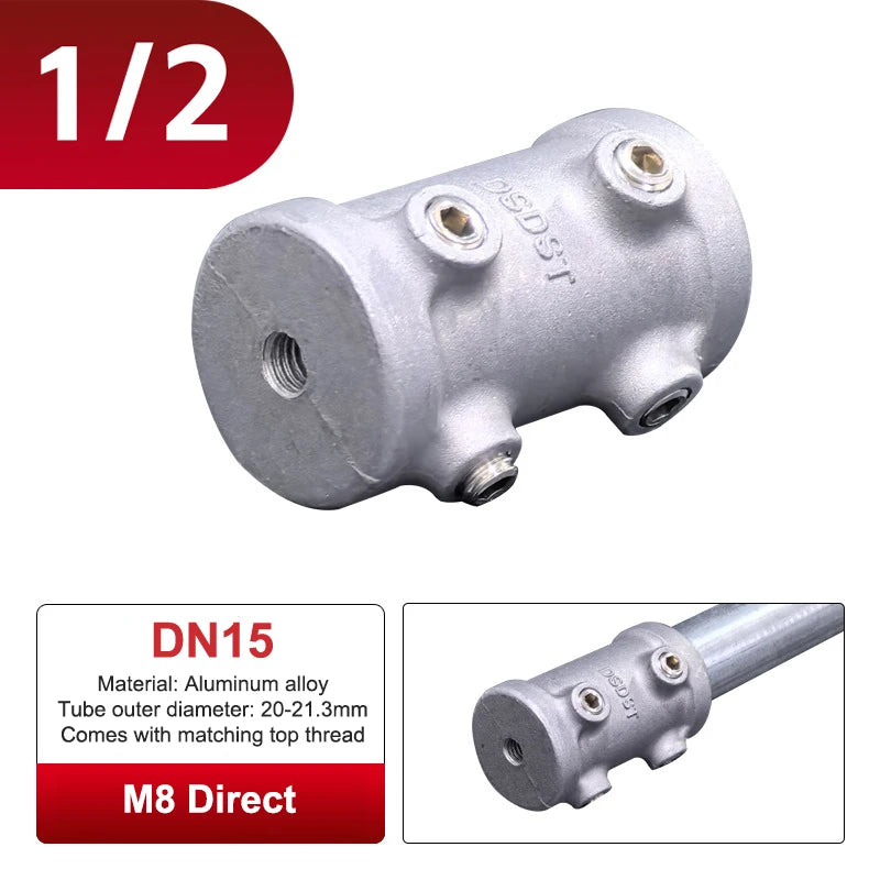 3D Fitting Connection FastenerAluminum Alloy Connector Elbow Tee Base Flat 20/25mm Steel Tube Shelf Parts Peaceful Pleasures Health and Wellness 11