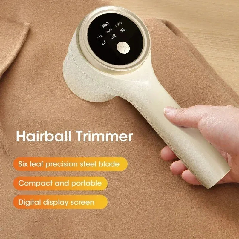 Electric Rechargeable Portable Lint Remover Fabric Shaver for Clothing Fluff and Hairball Remover Peaceful Pleasures Health and Wellness