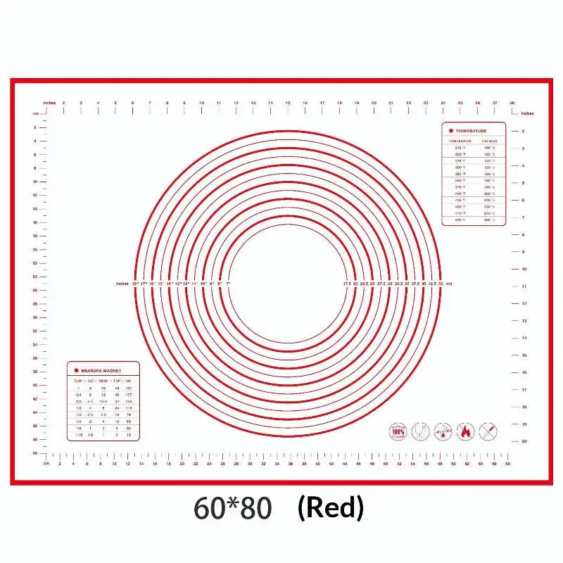Silicone Baking Mat – Non-Stick Pastry Rolling & Kneading Pad