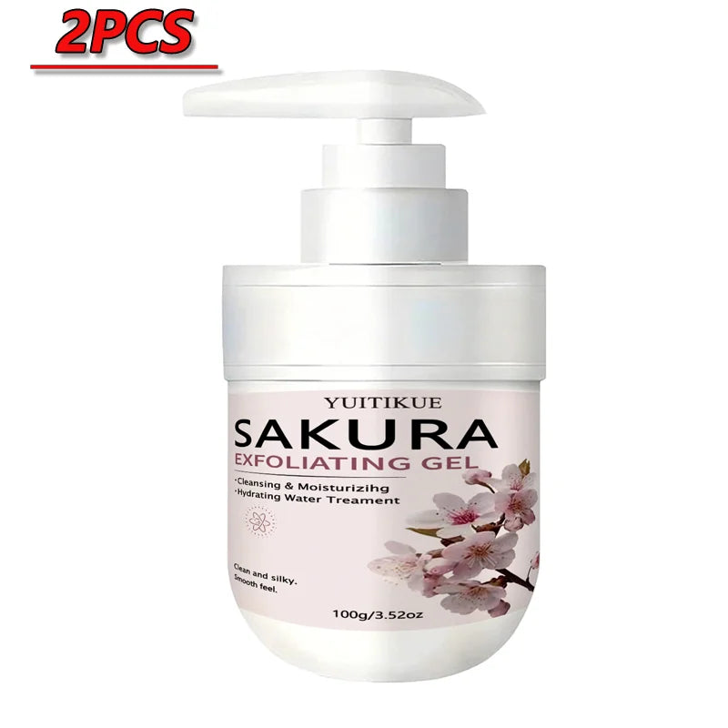 YUITIKUE Sakura Face Exfoliating Gel 100g – Gentle Daily Cleanser
