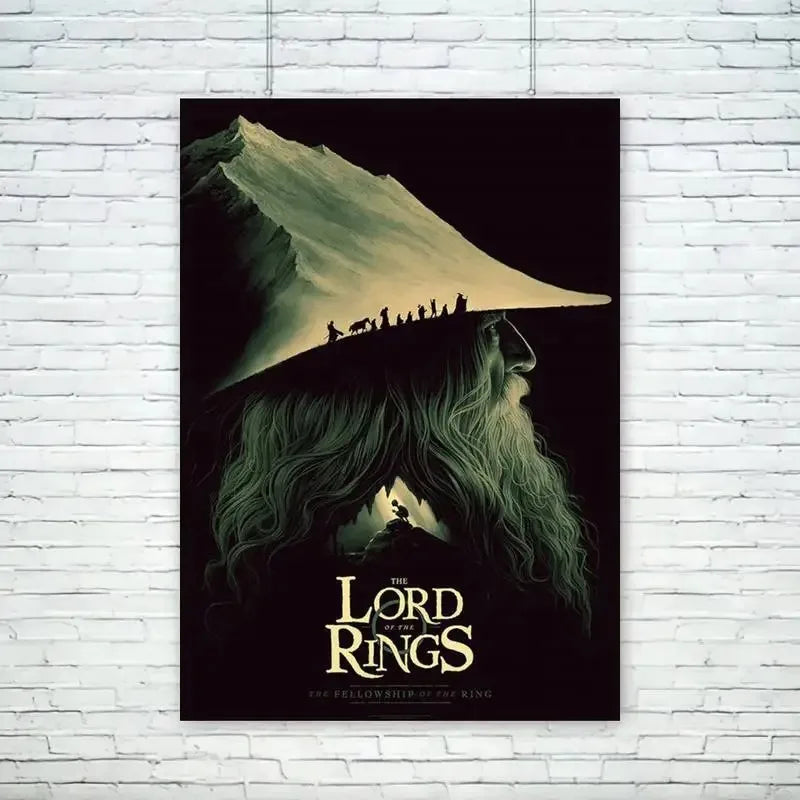T-The L-Lords of The R-Rings Posters and Prints Modern Living Room Wall Art Canvas Painting Autumn Decorative SmallWall Painting Peaceful Pleasures Health and Wellness 40X60CM A8