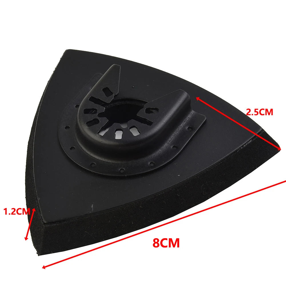 Triangular Oscillating Tool Sanding Pad Quick Release Fit Multi